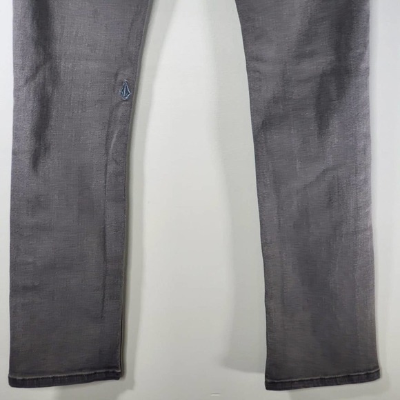 Volcom 2x4 By Denim Skinny Jeans Gray Size 28 - Picture 6 of 11